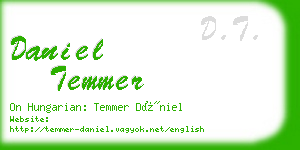 daniel temmer business card